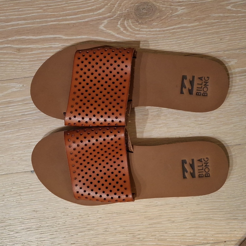 Billabong Vegan Leather Sandals - 8 (New)